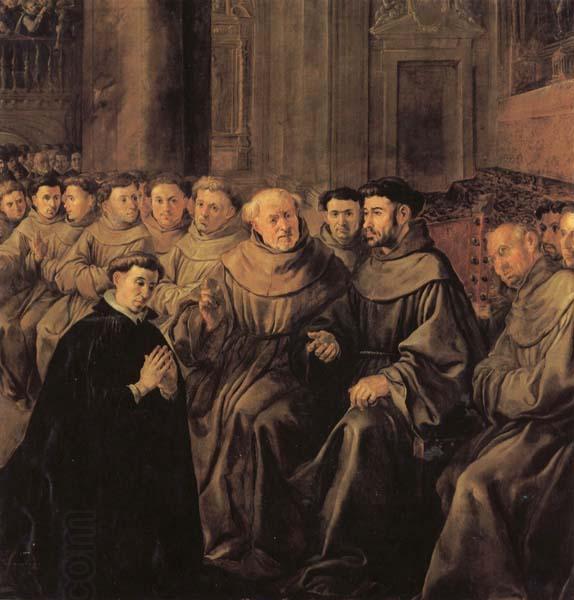 Francisco de herrera the elder St.Bonaventure Receiving the Habit of St.Francis